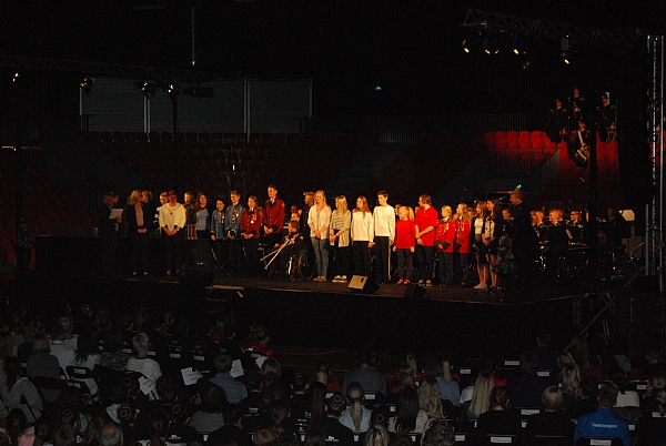 Fra premieseremonien i Arena Larvik. Foto: Privat